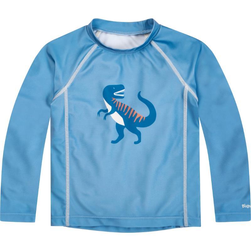 Playshoes zwemshirt lange mouw dino blauw