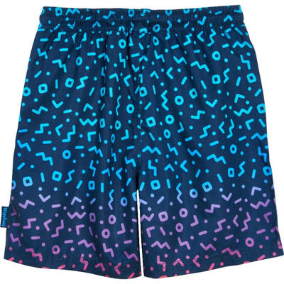 Playshoes zwemshort Allover Blauw