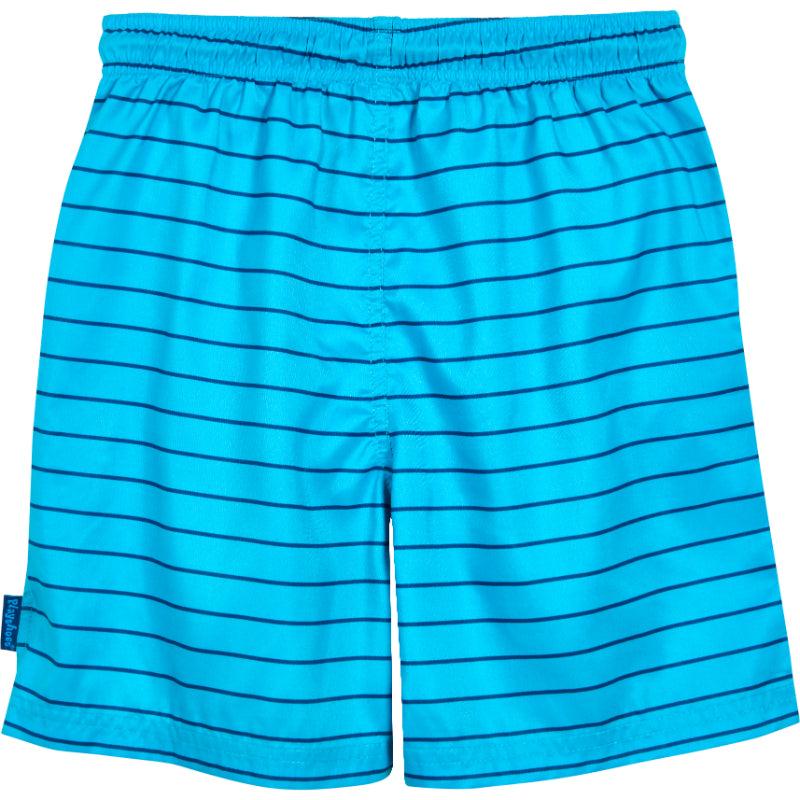 Playshoes zwemshort Strepen Aquablauw