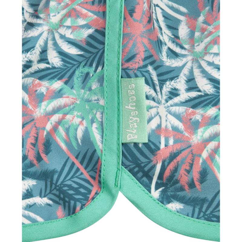 Playshoes zwemshort palmen blauw