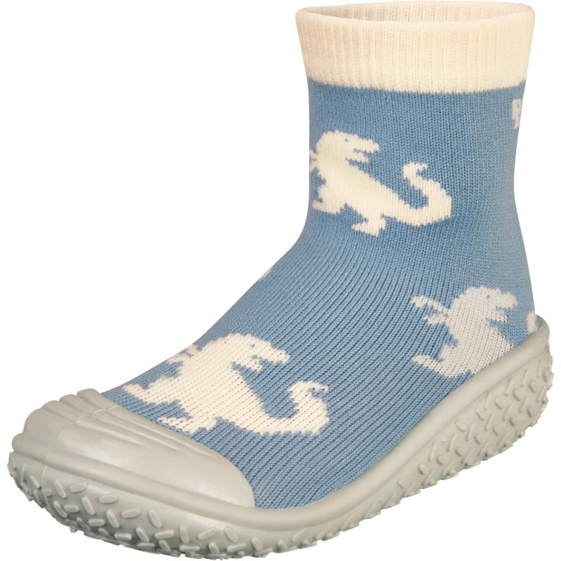 Playshoes zwemsokken dino jeans blauw