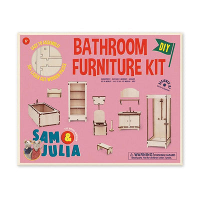 Sam en Julia - het Muizenhuis inrichting badkamer
