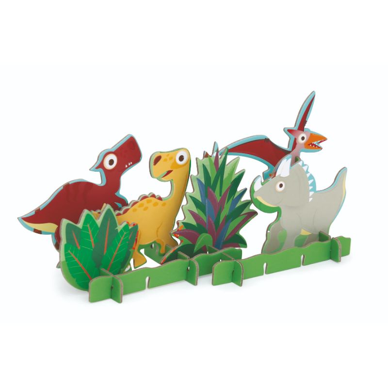 Scratch Puzzels 3D dino