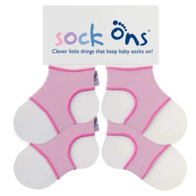 Sock Ons lichtroze 2-pack