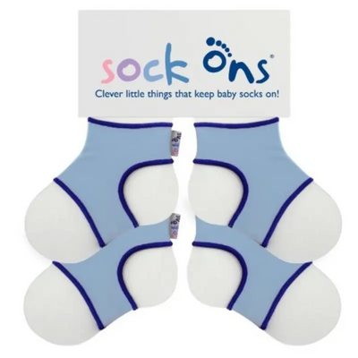 Sock Ons lichtblauw 2-pack