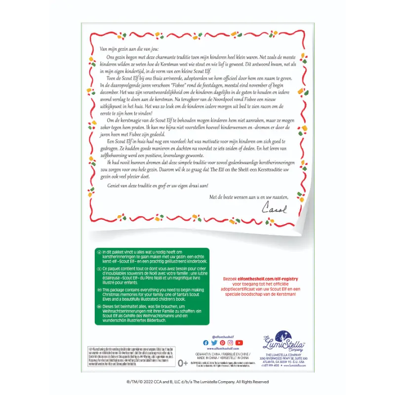 The Elf on the Shelf - een kersttraditie - meisje