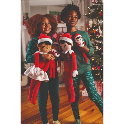 The Elf on the Shelf - huggable knuffel meisje bruine ogen 80 cm