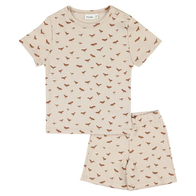 Trixie Baby zomer pyjama 2-delig Babbling Birds