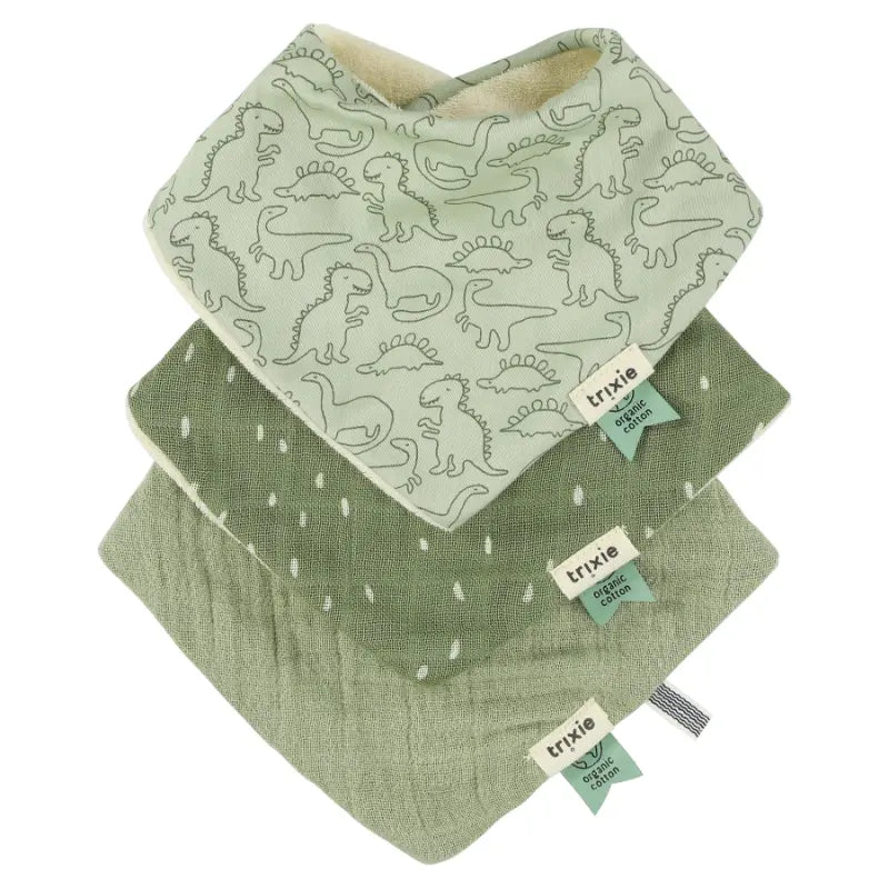 Trixie Baby bandana slab 3-pack Daring Dino