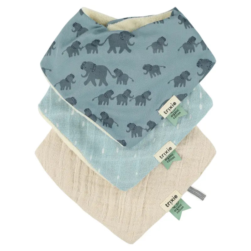 Trixie Baby bandana slab 3-pack Enchanting Elephant