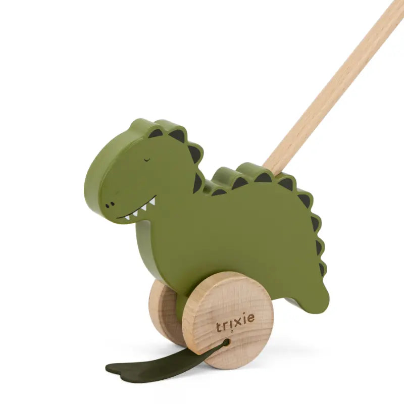 Trixie Baby houten duwstok Mr. Dino