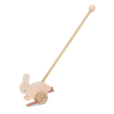 Trixie Baby houten duwstok Mrs. Rabbit