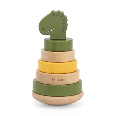 Trixie Baby houten stapeltoren - Mr. Dino