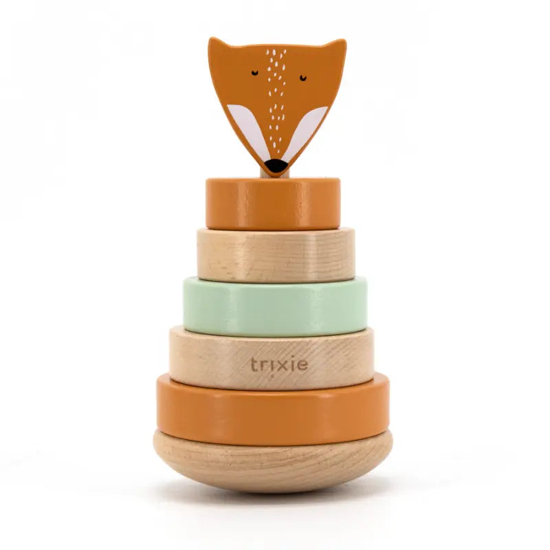 Trixie Baby houten stapeltoren - Mr. Fox