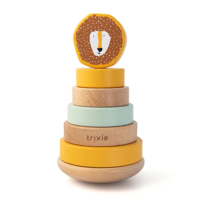 Trixie Baby houten stapeltoren - Mr. Lion