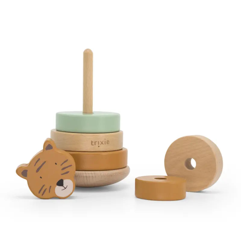 Trixie Baby houten stapeltoren - Mr. Tiger