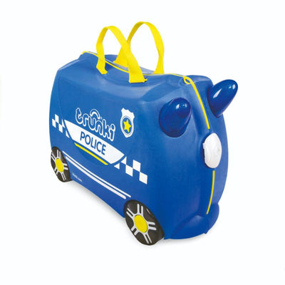 Trunki Ride On kinderkoffer Percy Politiewagen