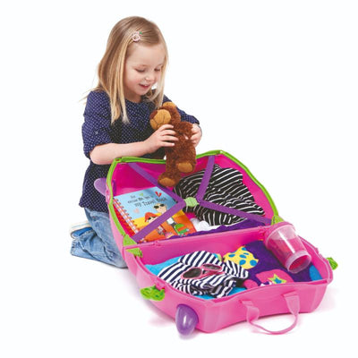 Trunki Ride On kinderkoffer Trixie Roze