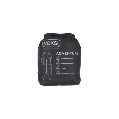 Voksi voetenzak Adventure Black - Seashell Sand