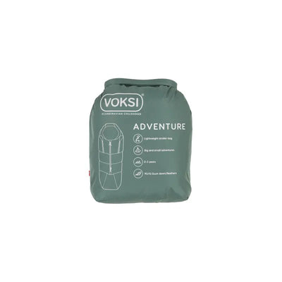 Voksi voetenzak Adventure Sea Green - Seashell Sand