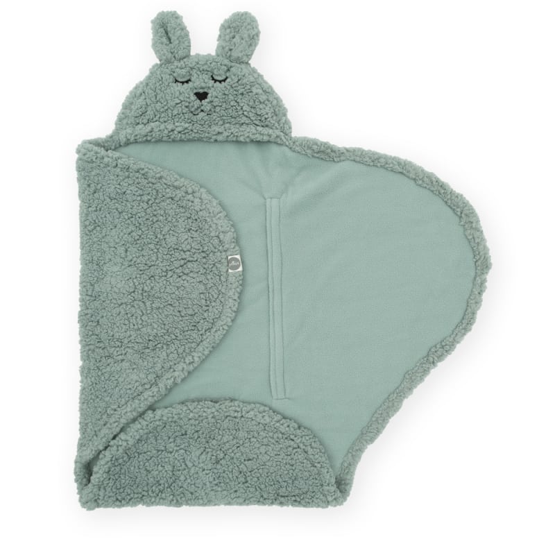 Jollein wikkeldeken Bunny Ash Green