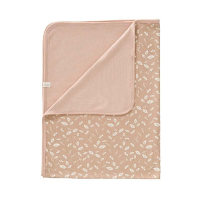 Fresk fijn gebreide deken Forest Rose