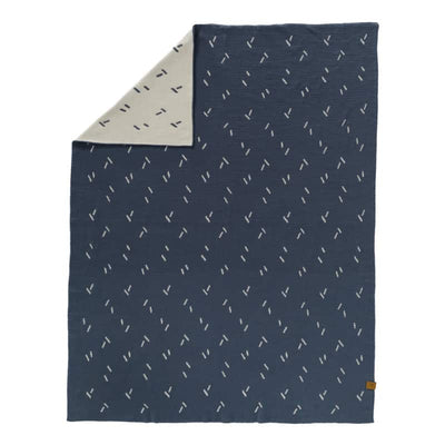 Fresk fijn gebreide deken Diagonals