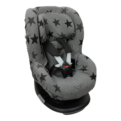 Dooky Cover seat cover autostoelhoes groep 1 grey stars