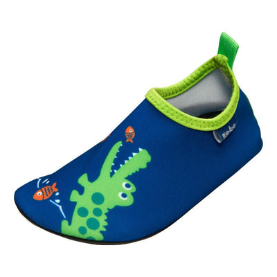 Playshoes UV waterschoenen blauw krokodil