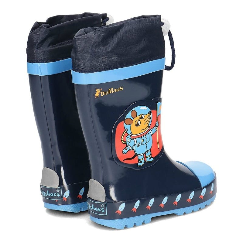 Playshoes regenlaarzen Marine Ruimtemuis