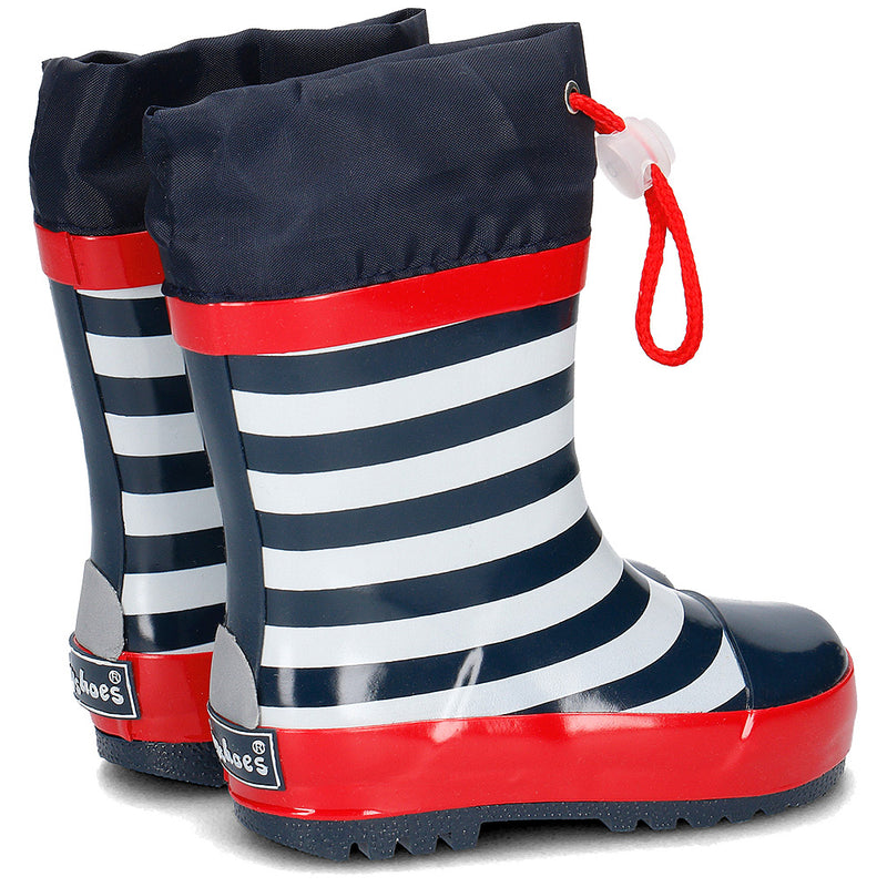 Playshoes regenlaarzen Anker Marine Wit