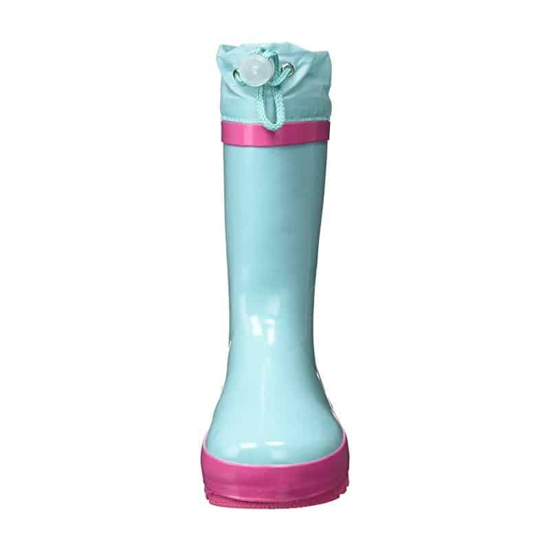 Playshoes regenlaarzen Streep Turquoise Roze