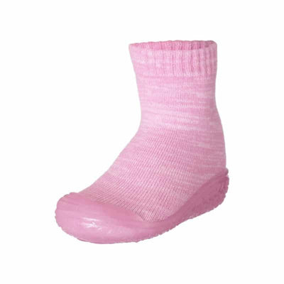 Playshoes soksloffen Knitted Roze