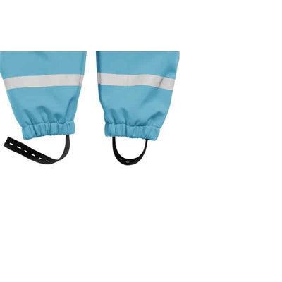 Playshoes softshell regenbroek verstelbaar Uni Aquablauw