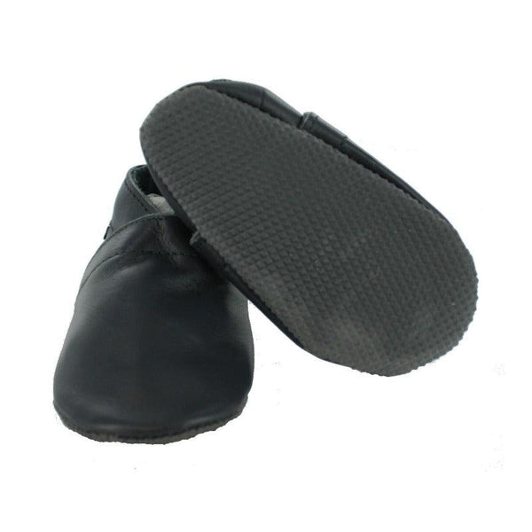 Oxxy babyslofjes met rubberen zooltje marine – Babyslofje-online