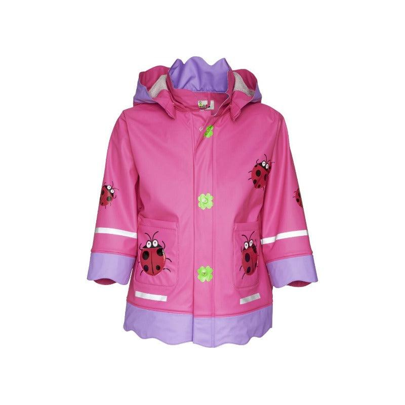 Playshoes regenjas Lieveheersbeestje Fuchsia