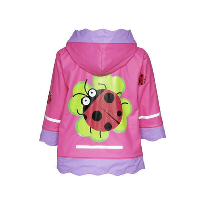 Playshoes regenjas Lieveheersbeestje Fuchsia