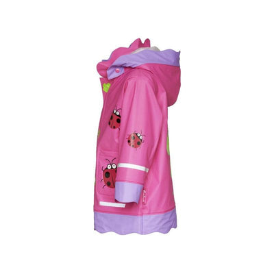 Playshoes regenjas Lieveheersbeestje Fuchsia