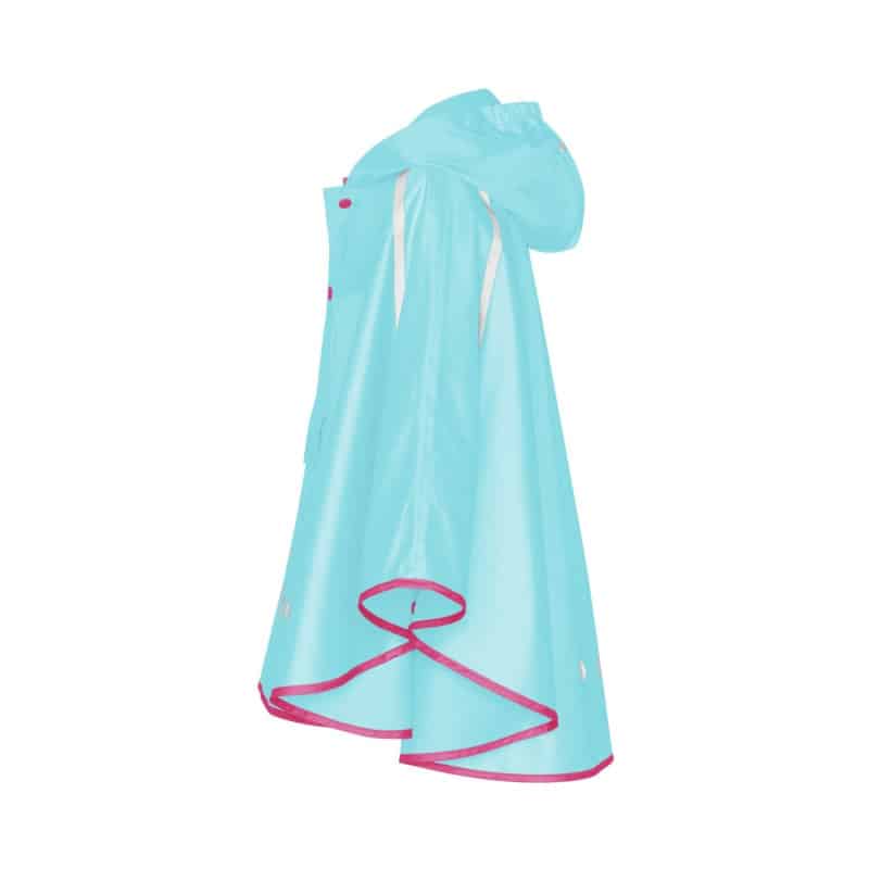 Playshoes regenponcho met tas Aquablauw