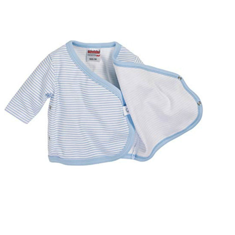 Playshoes Schnizler overslagshirt lange mouw Gestreept Blauw