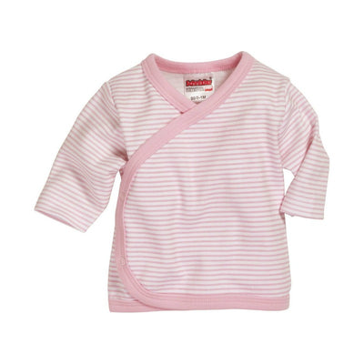 Playshoes Schnizler overslagshirt lange mouw Gestreept Roze