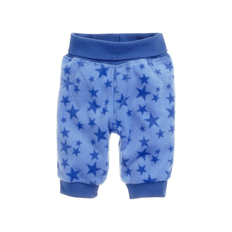 Playshoes Schnizler babybroekje fleece Sterren Blauw