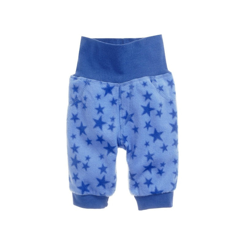 Playshoes Schnizler babybroekje fleece Sterren Blauw