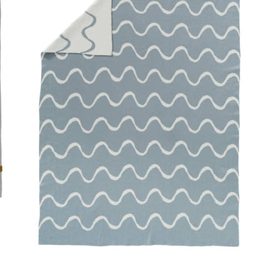 Fresk fijn gebreide deken Waves