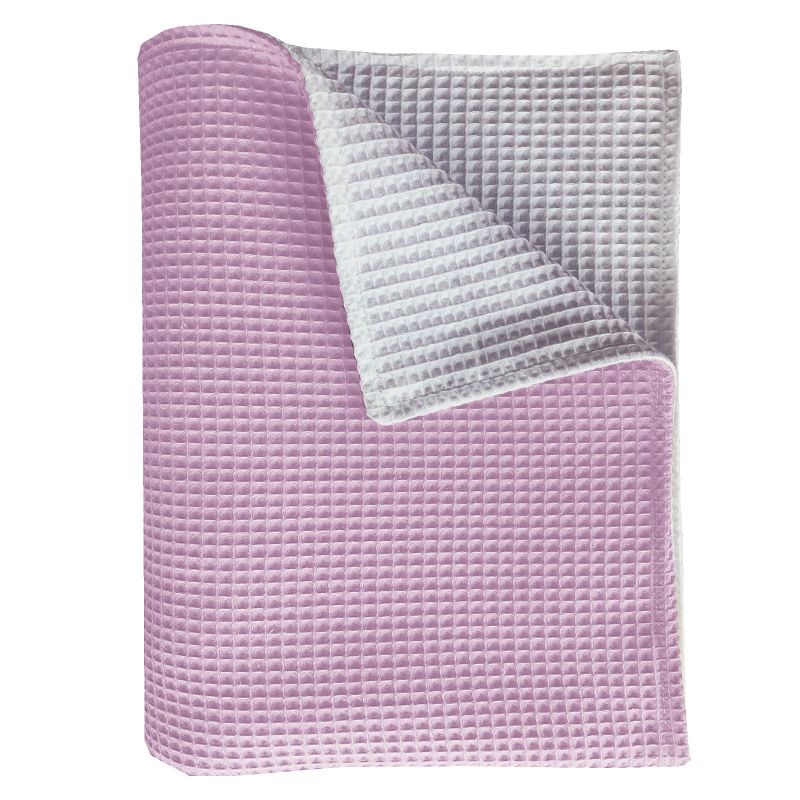 Bink Bedding deken dubbelzijdig Pique Roze - Wit