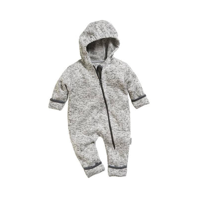 Playshoes gebreid babypakje fleece Grijs