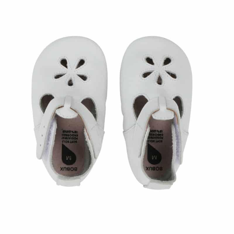Bobux babyslofjes Daisy White