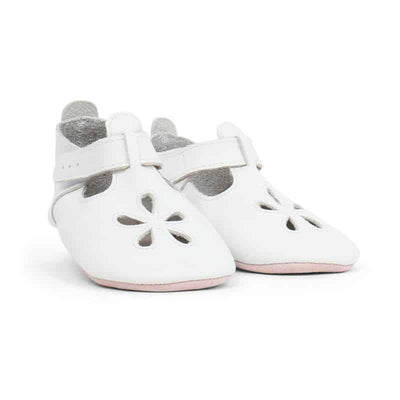 Bobux babyslofjes Daisy White
