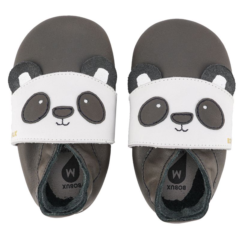 Bobux babyslofjes Bam-Boo Charcoal