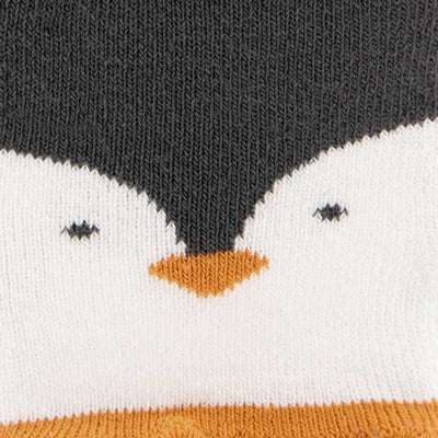 Ewers antislip sokken 2-pack pinguin grijs